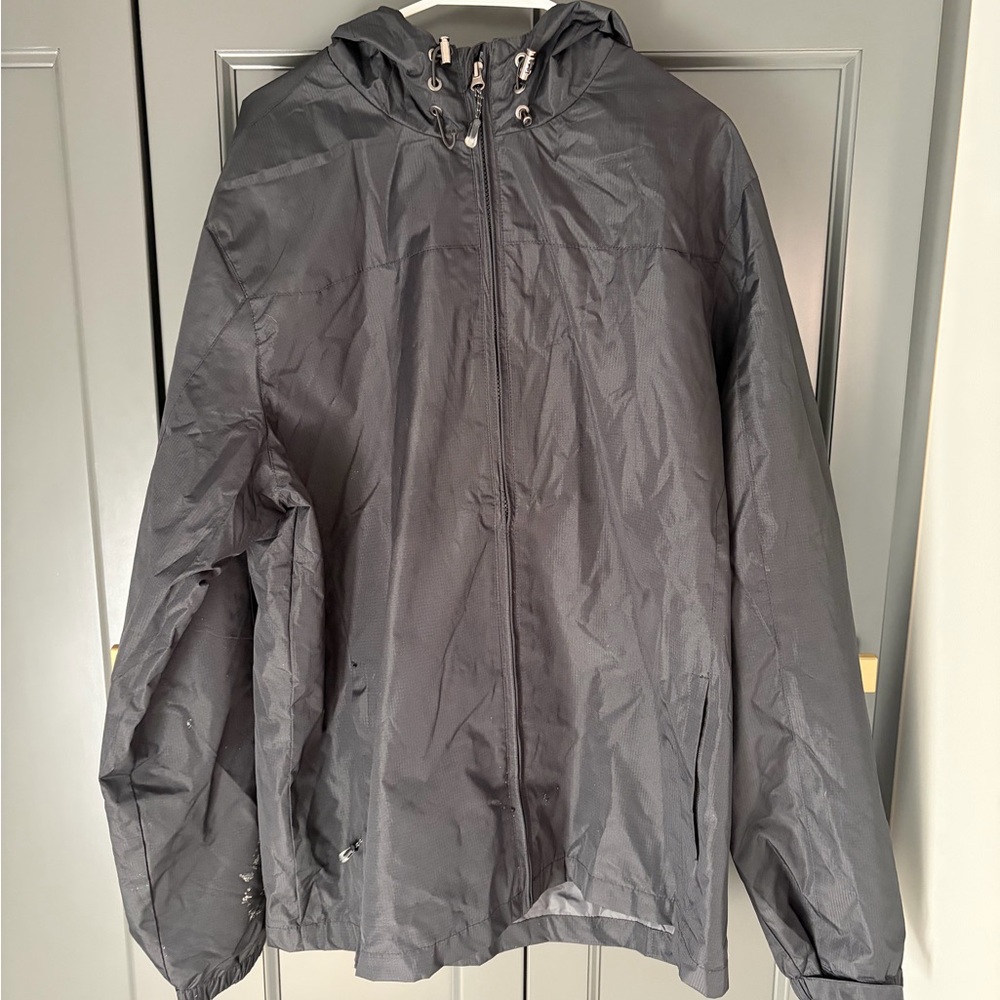 Men's Black Hooded Jacket